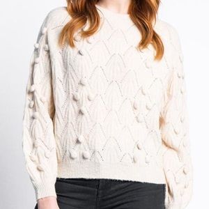 Pink Martini bubble sweater